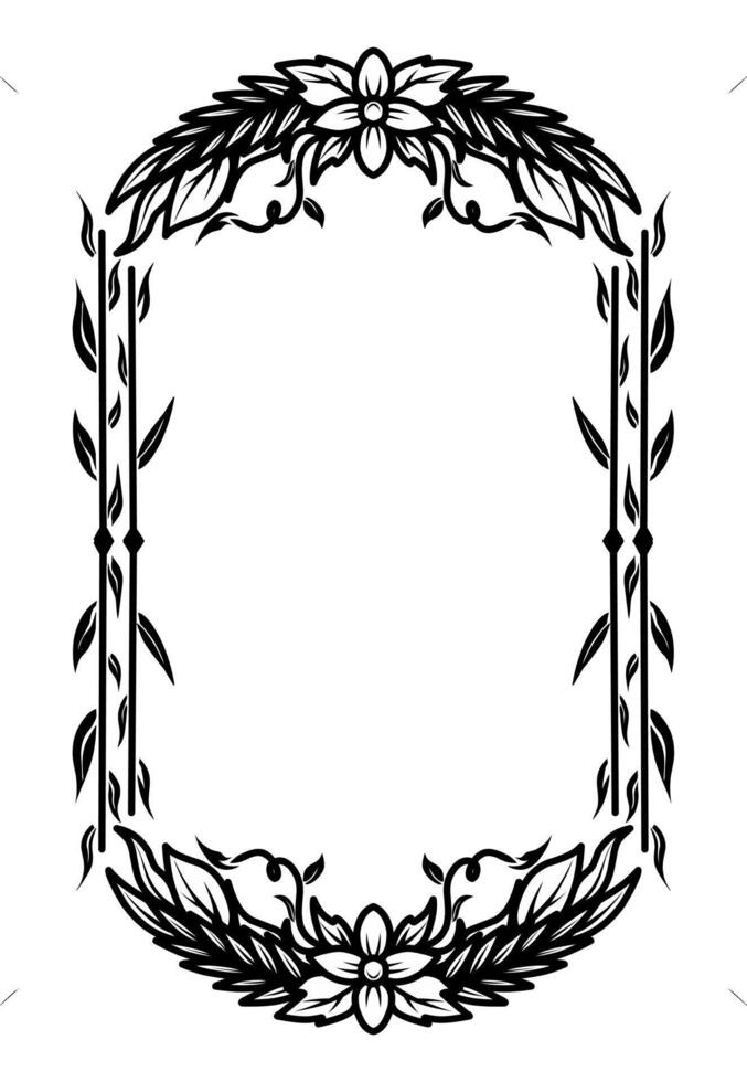 Vintage ornament frame. Decorative border frames, retro style divider. Elegant vintage frame and wedding ornaments Isolated icons vector set. Calligraphic filigree black ink borders collection