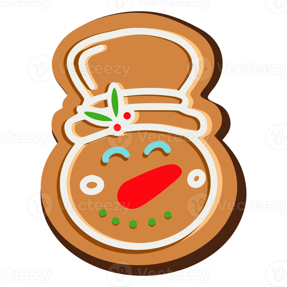 Christmas ginger cookie png