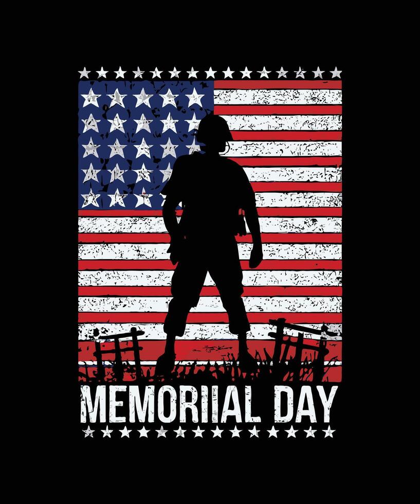 Memorial Day Vector T-shirt Design