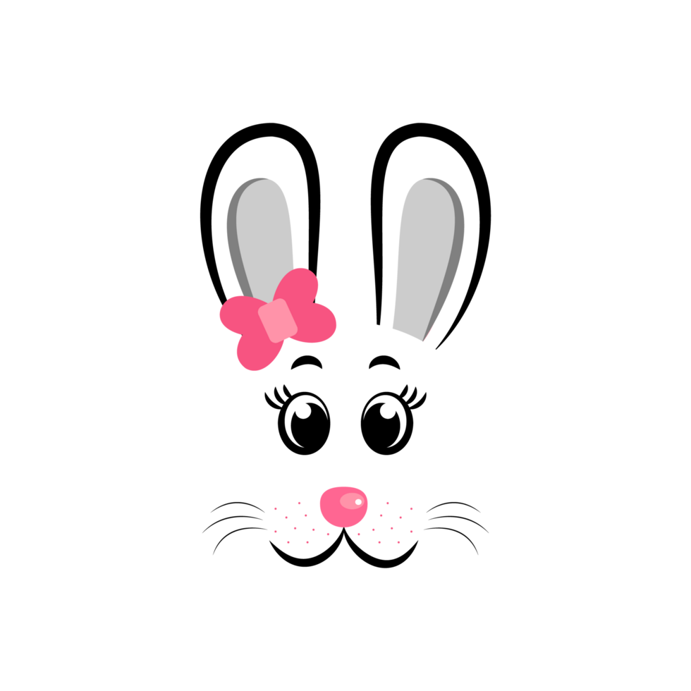 Kawaii Rabbit face png
