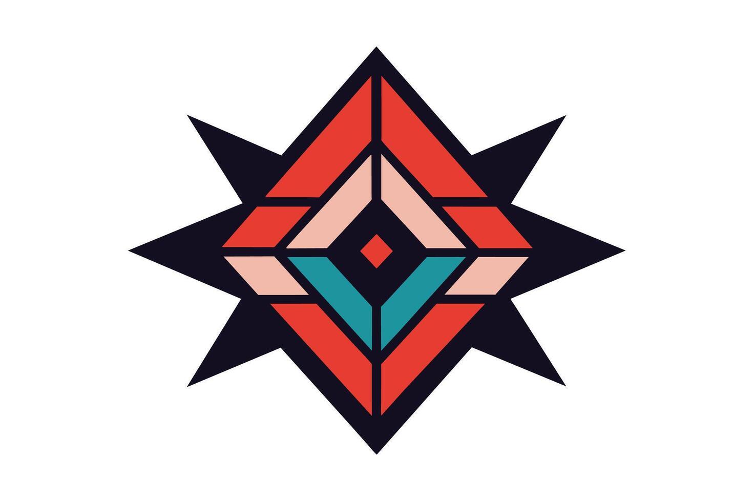 Geometric shapes White Background vector