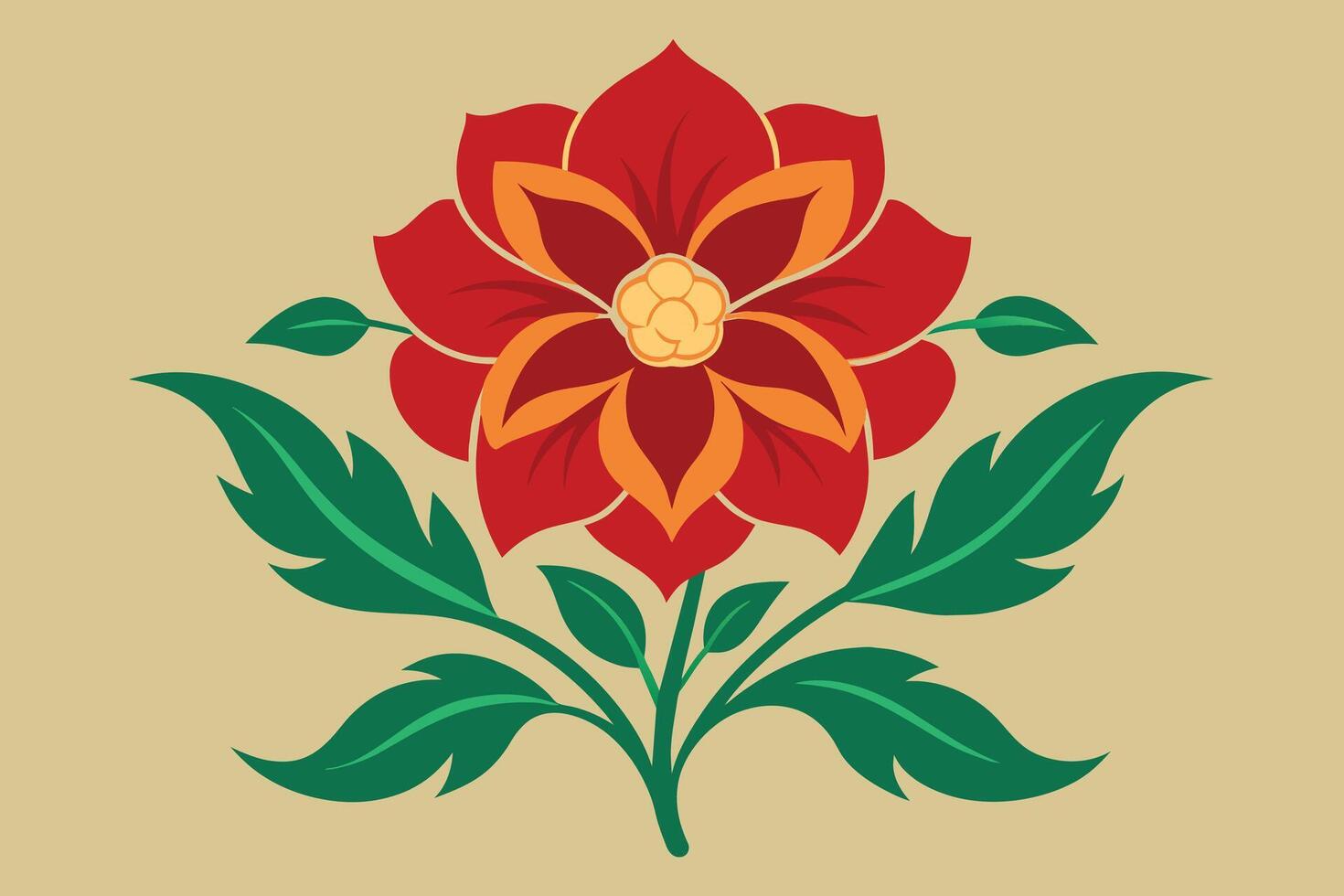 Vintage Detailed Flower Vectors