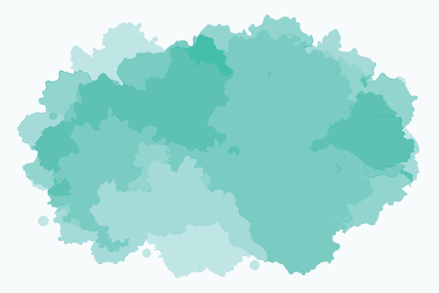 Pretty Watercolor Background In Turquoise Color vector