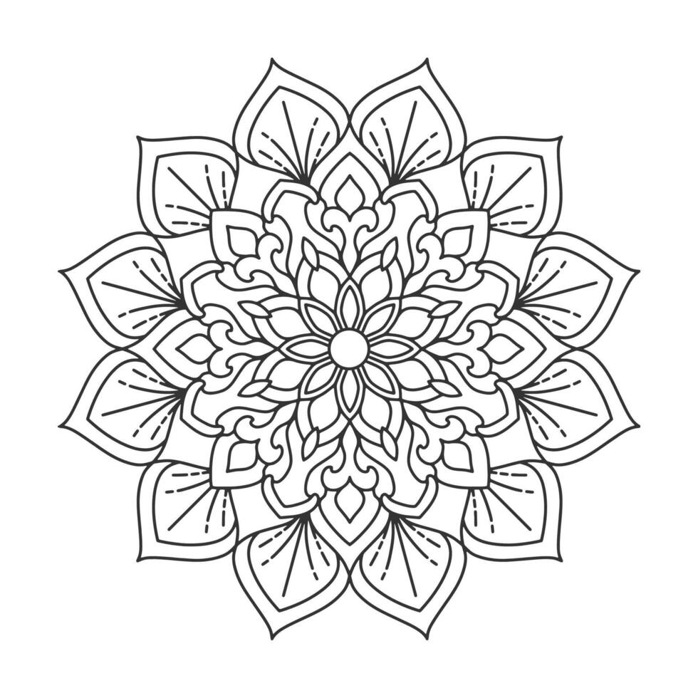 flor mandalas Clásico decorativo elementos. oriental patrón, vector ilustración. islam, Arábica, indio, turco, Pakistán, chino, otomano motivo