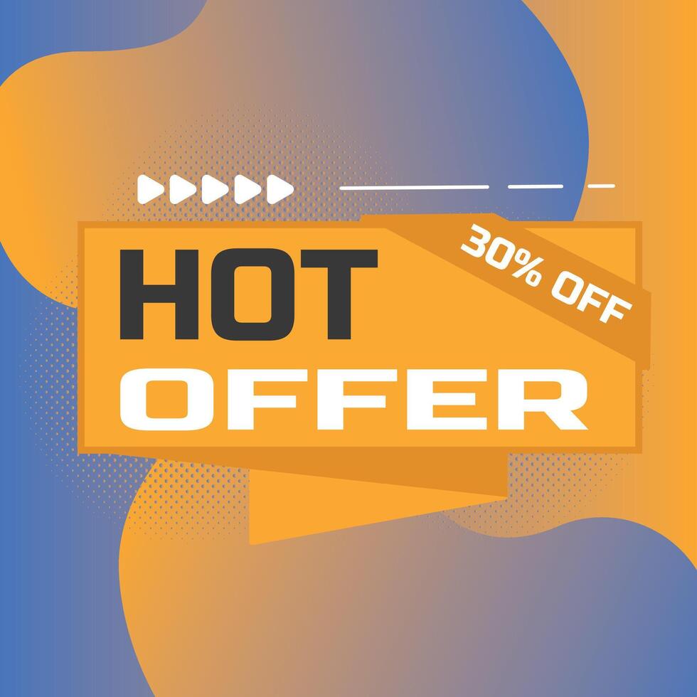 premium hot offer label vector design for product promotions, discounts and more