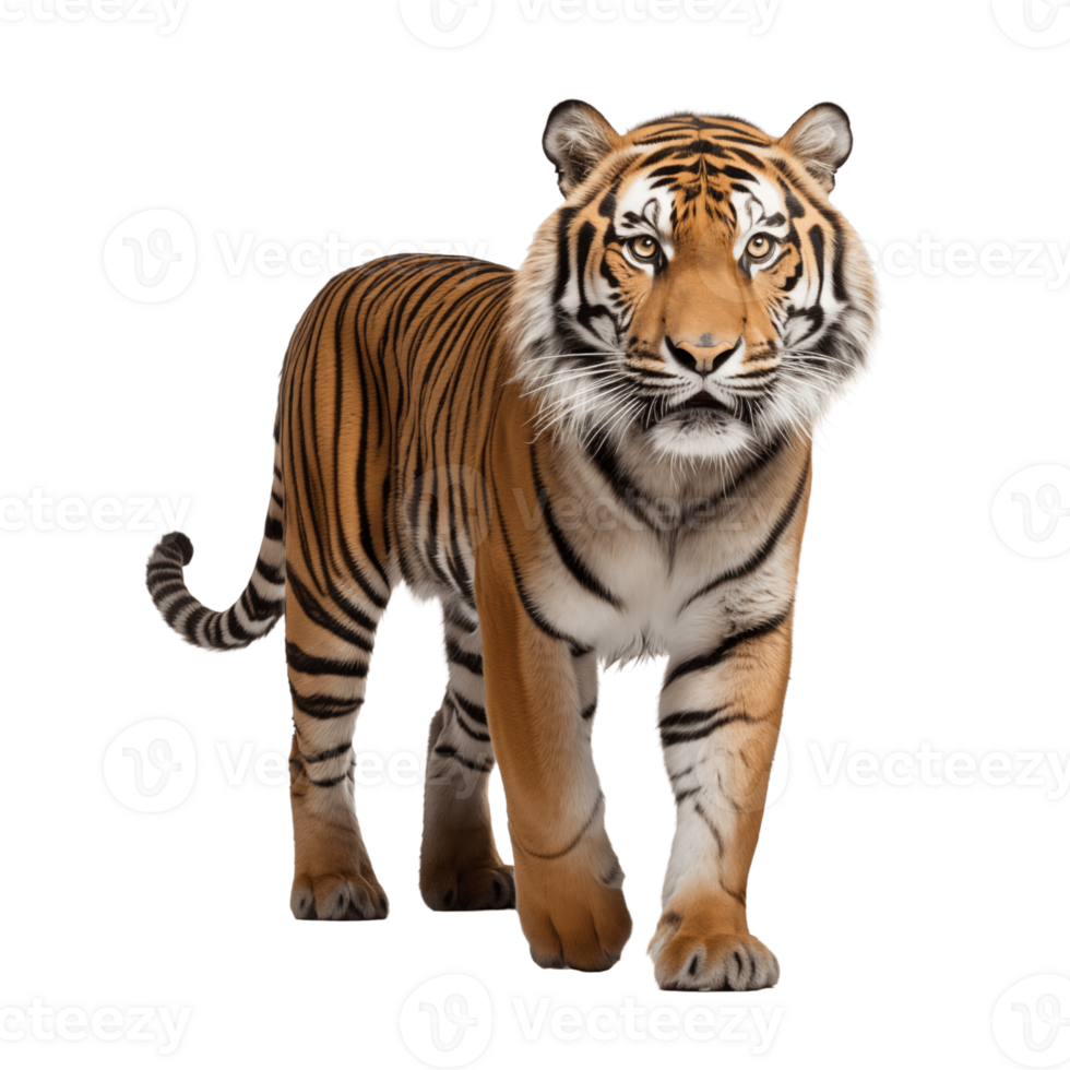 ai generiert Amur wild Tiger isoliert Bild png