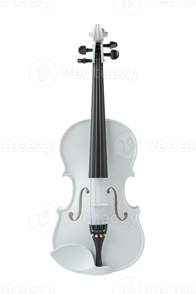 ai généré blanc violon classique musical instrument png