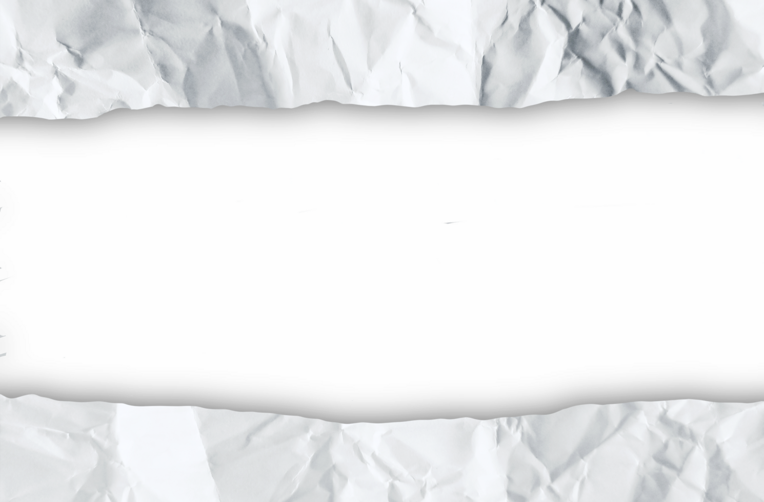 Paper torn in the middle png