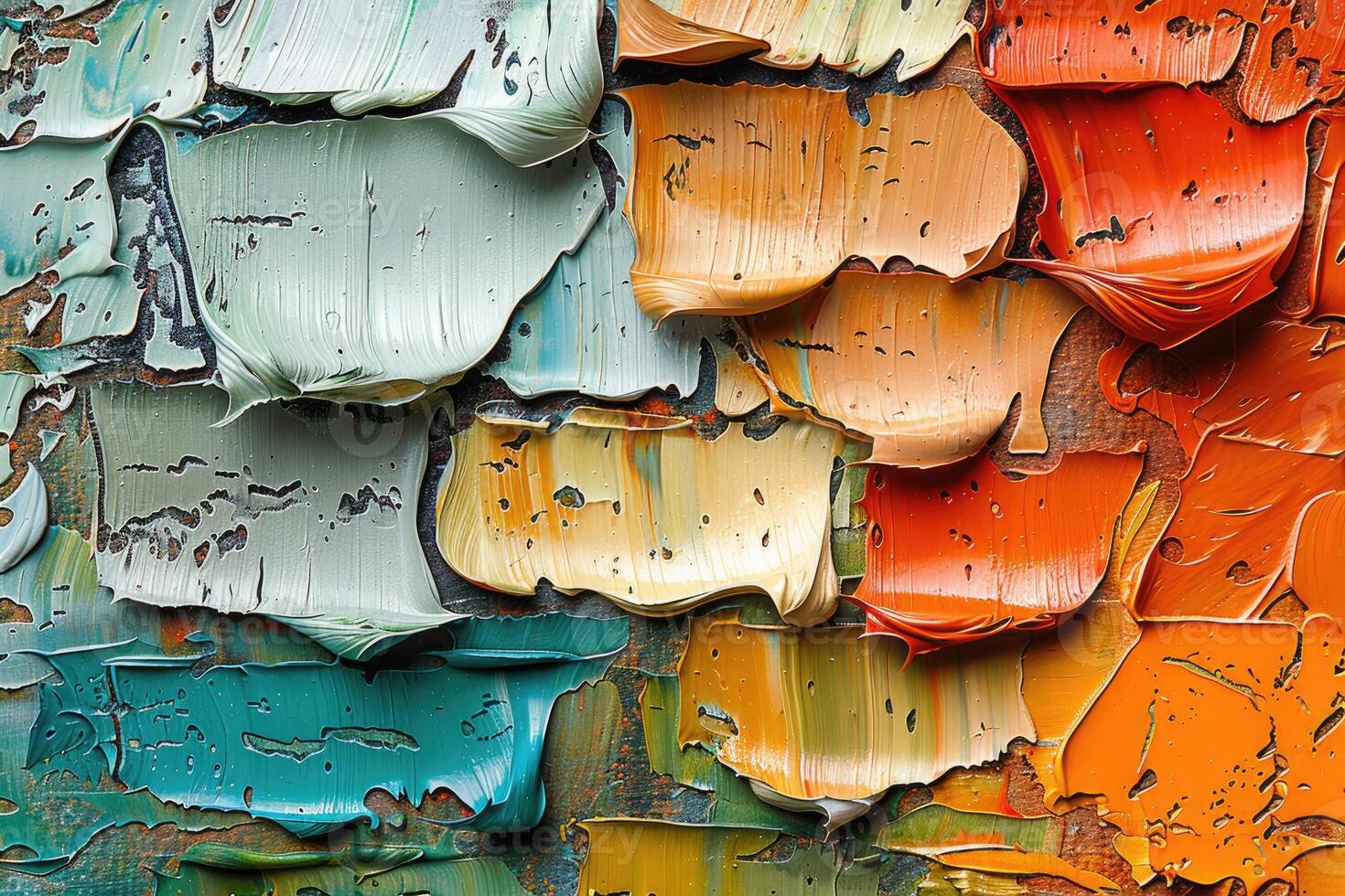 AI generated Abstract colorful oil paint background wallpaper design images photo