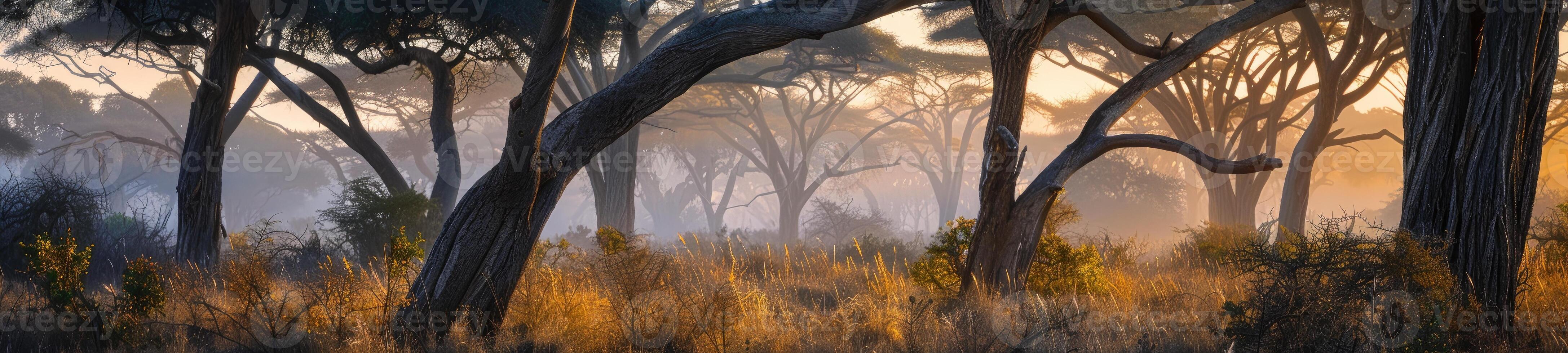 AI generated Africa landscape details photo