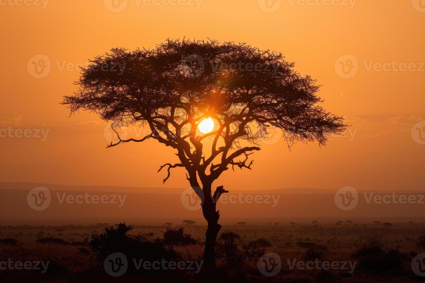 ai generado África paisaje detalles foto