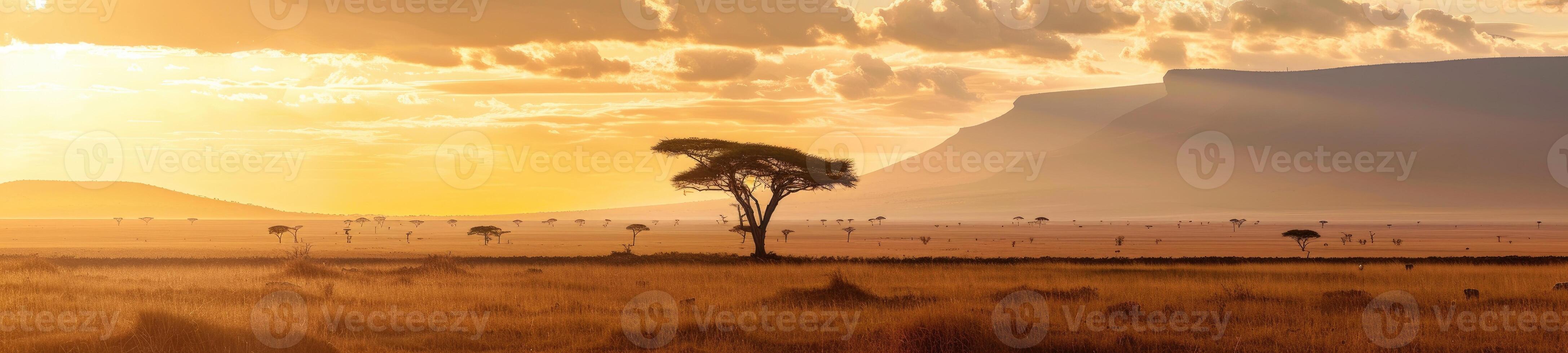 ai generado África paisaje detalles foto