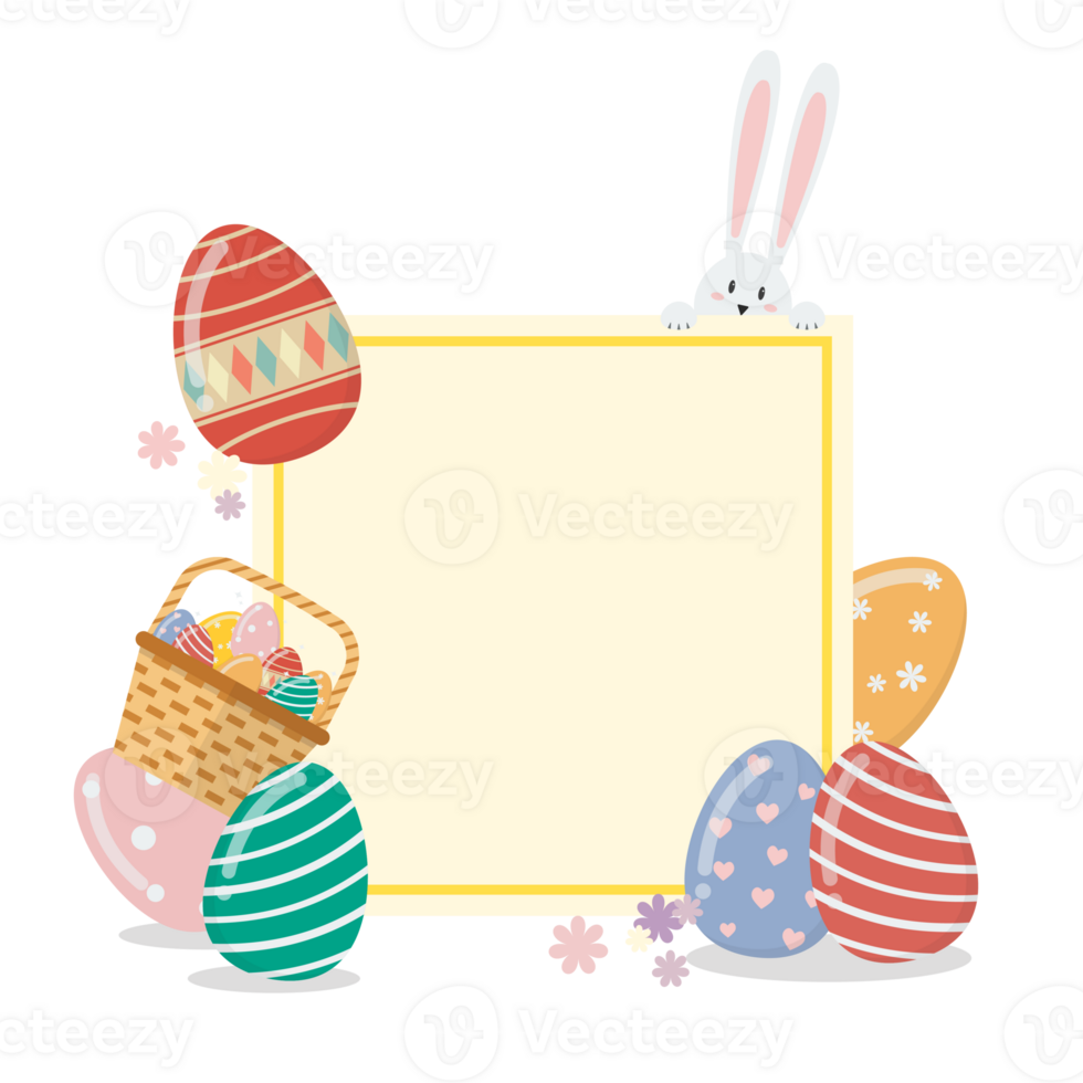 Easter egg hunt banner png