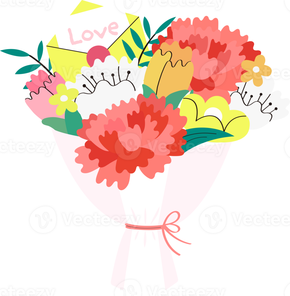 a cute bouquet png