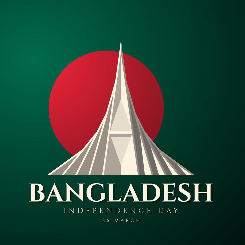 Bangladesh Independence Day Background Design. vector