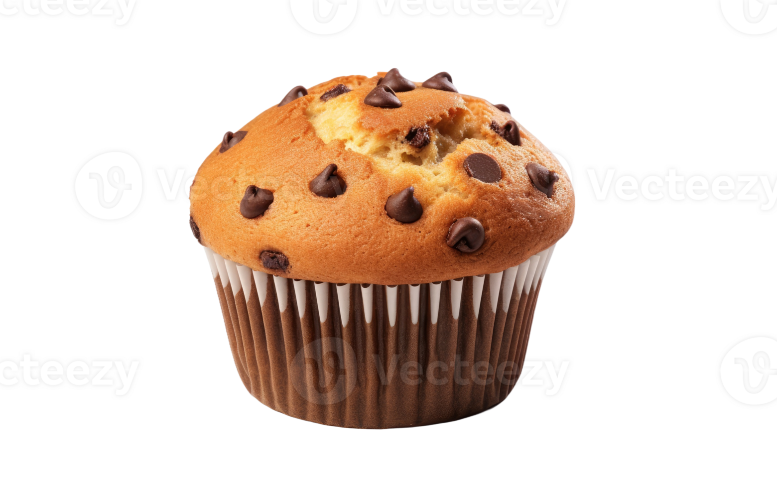 AI generated Realistic Muffin Illustration On Transparent Background png