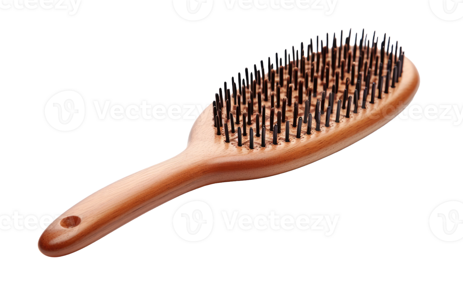 AI generated Hair Brush On Transparent Background png