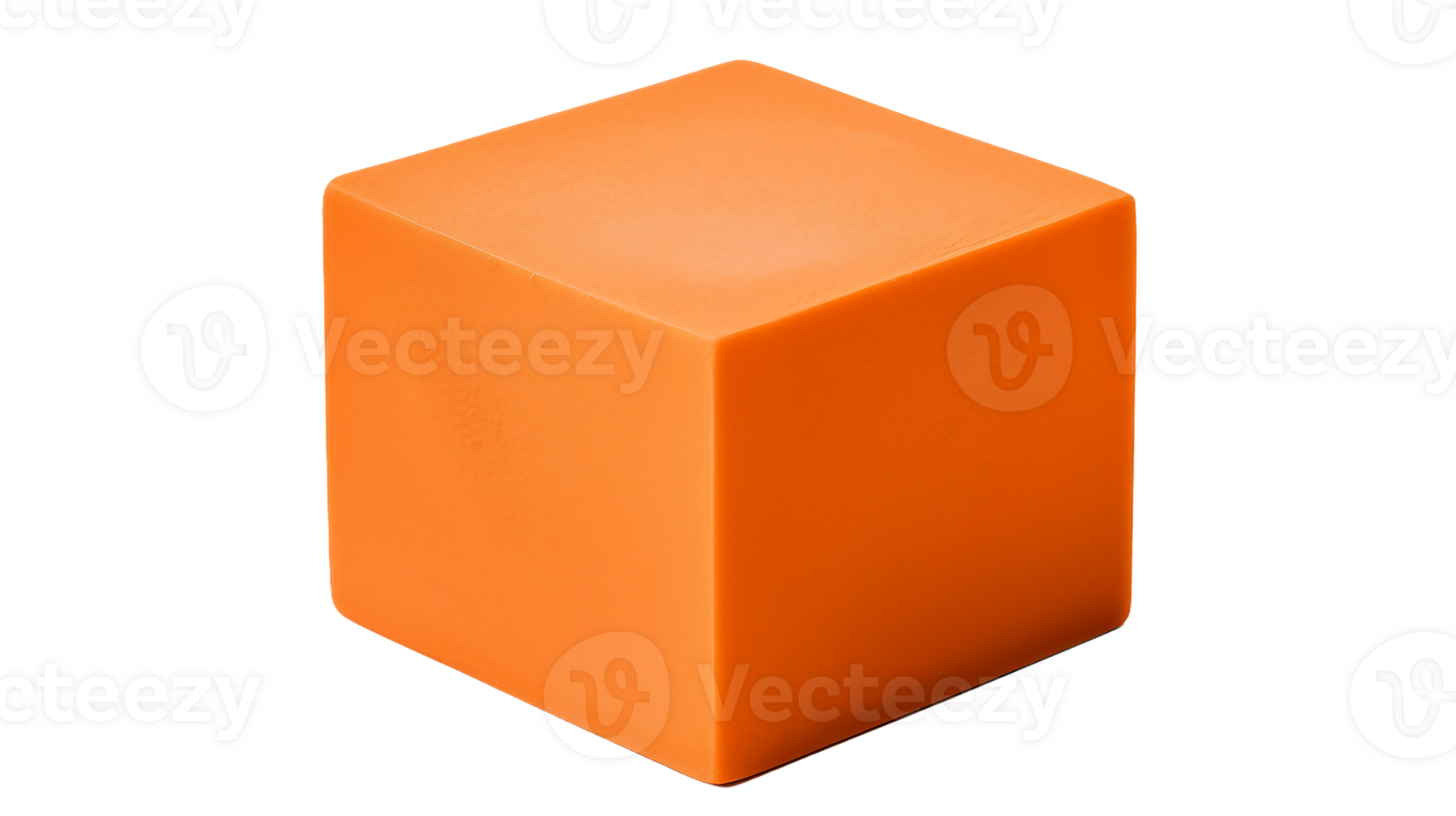 Orange peindre bloquer sur transparent Contexte png
