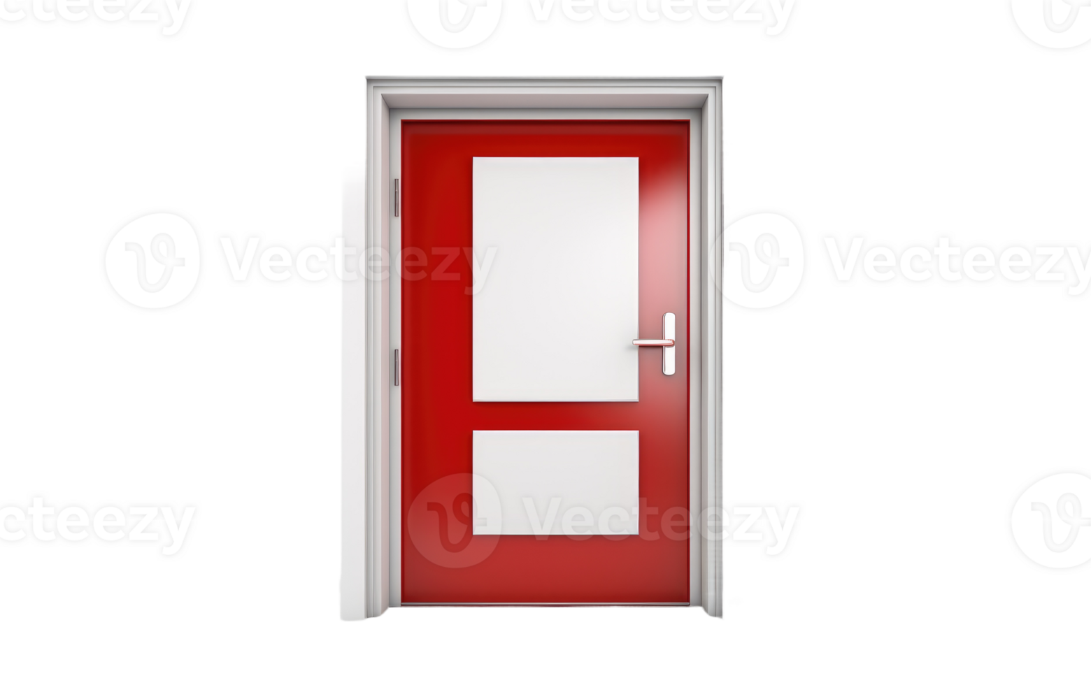 AI generated Emergency Exit Door On Transparent Background png