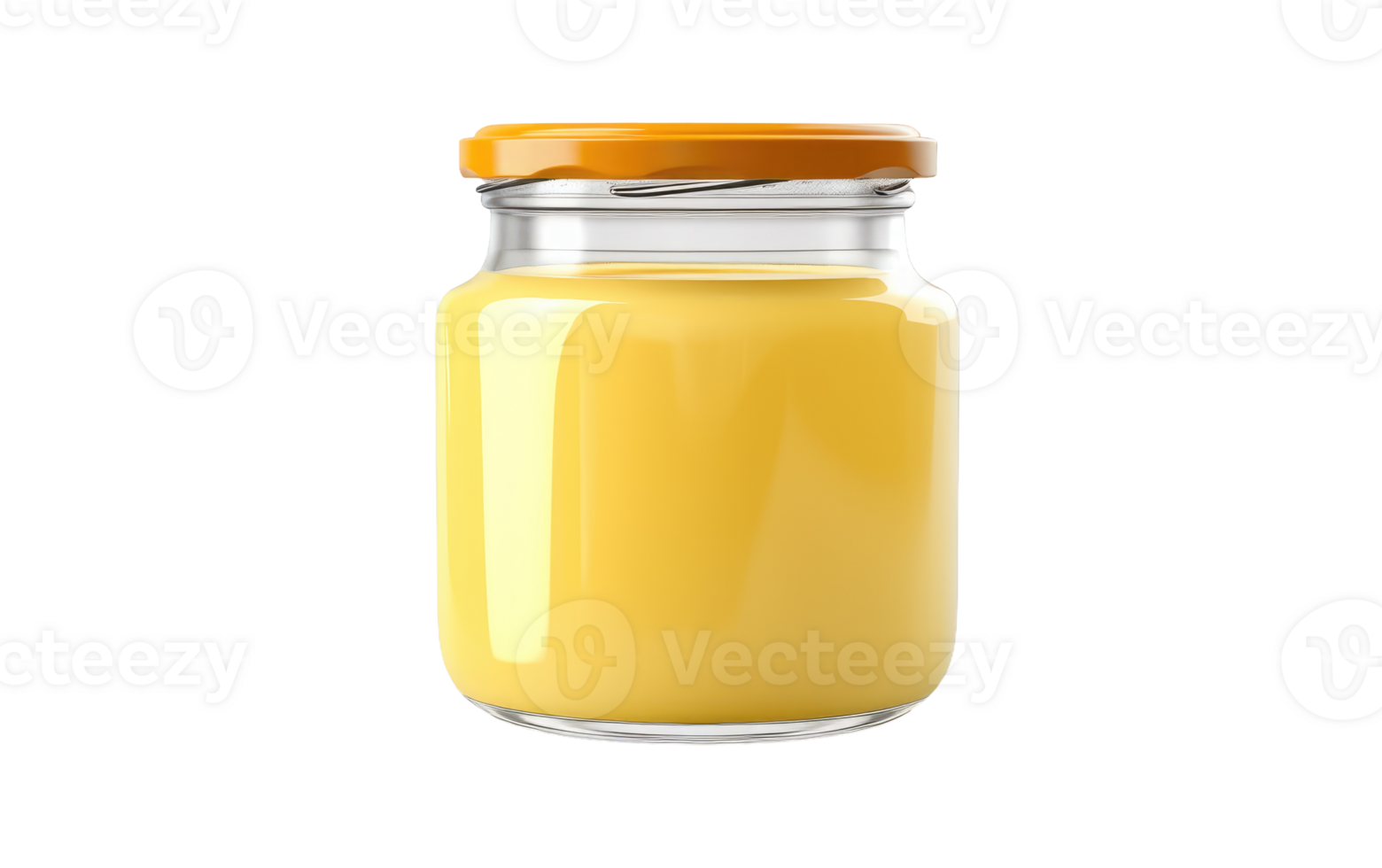 AI generated Ghee Jar On Transparent Background png