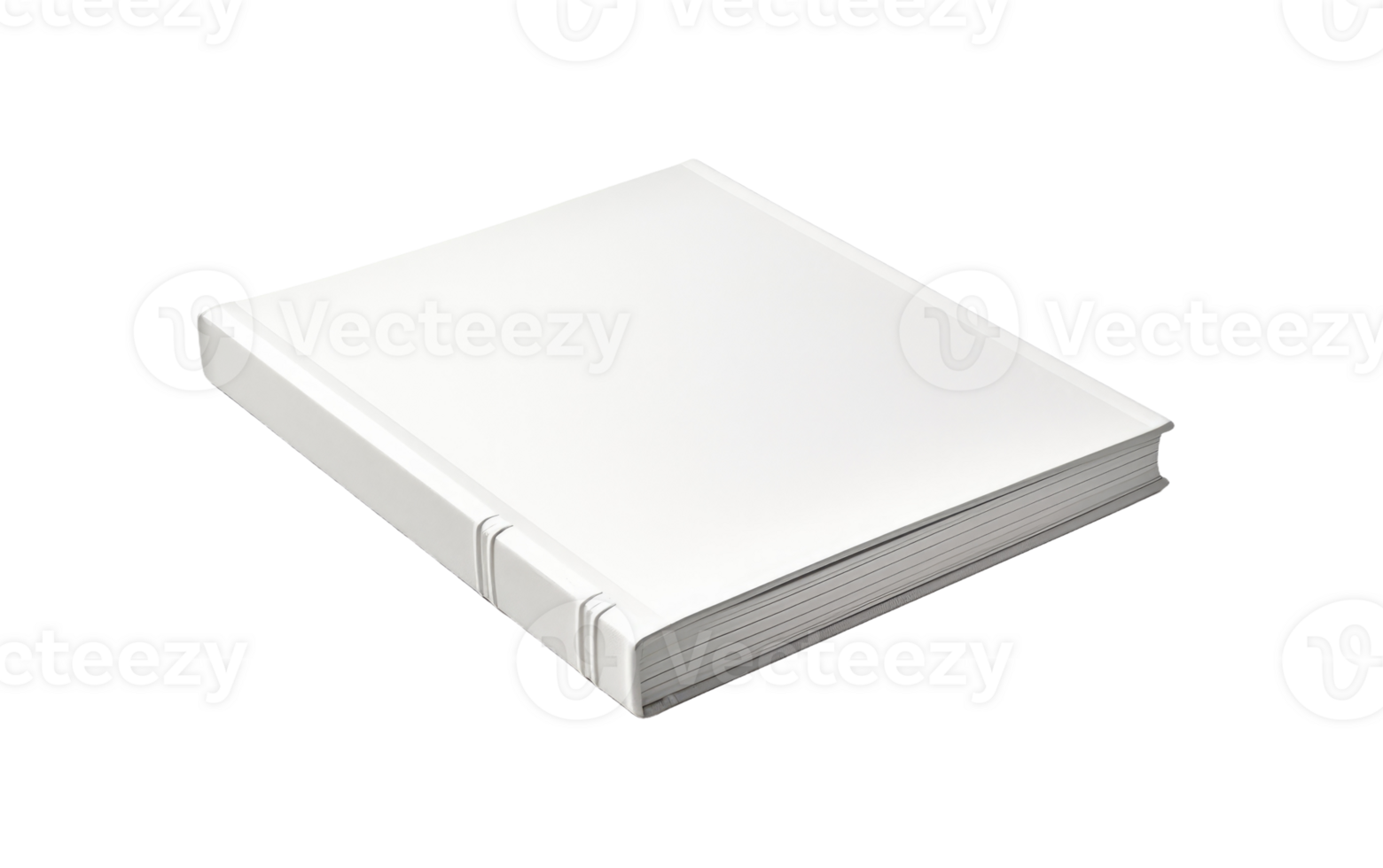 AI generated Hardcover Mockup On Transparent Background png