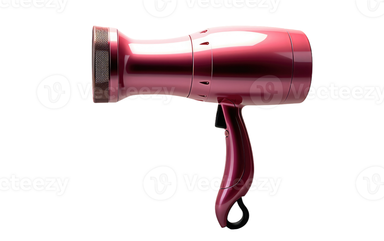 AI generated Modern Hairdryer On Transparent Background png