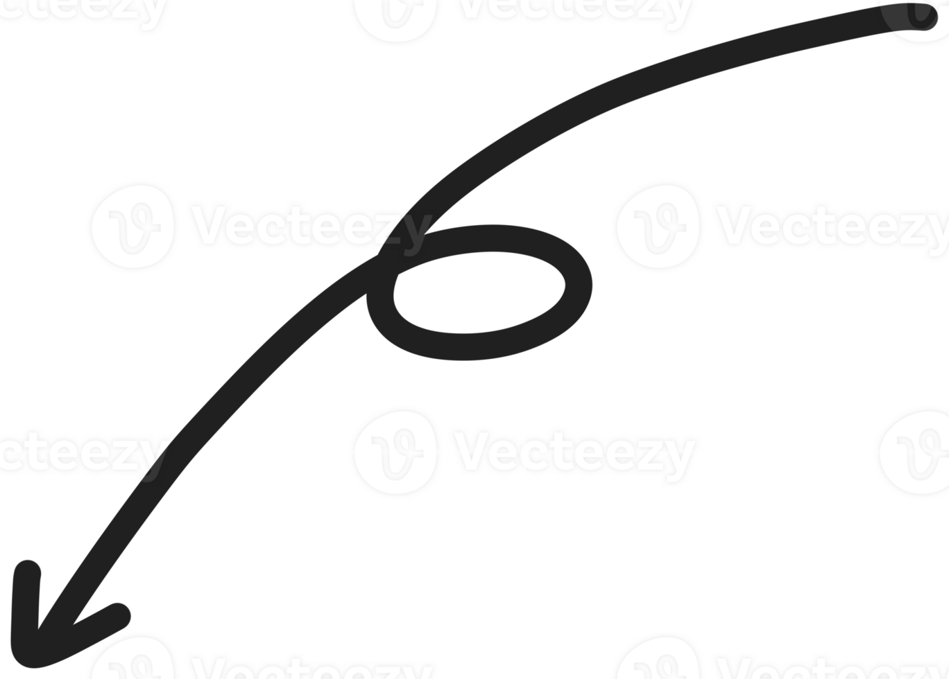 Black arrow element png