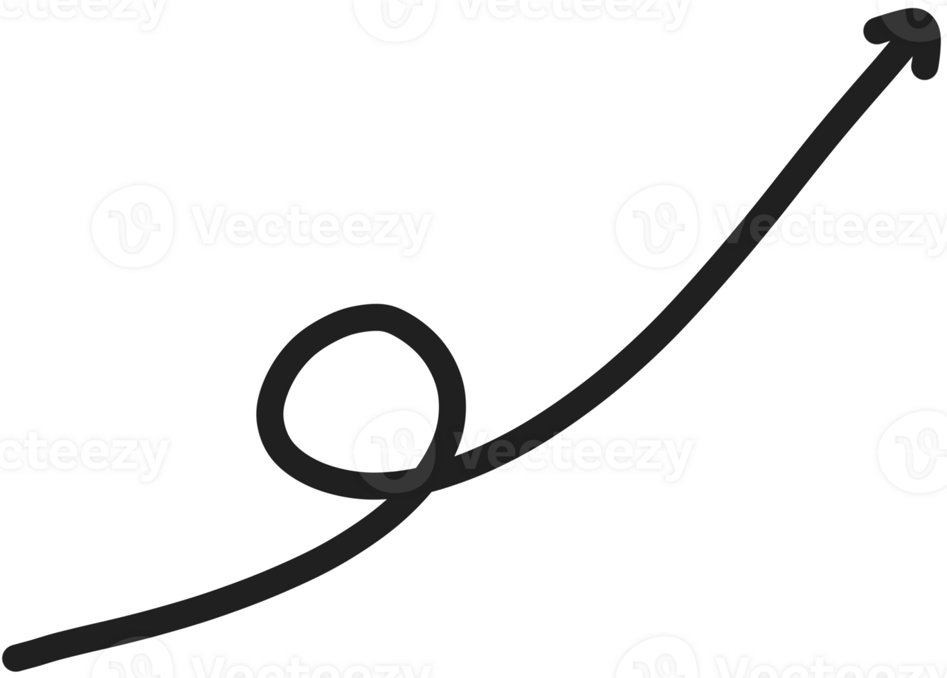 Black arrow element png