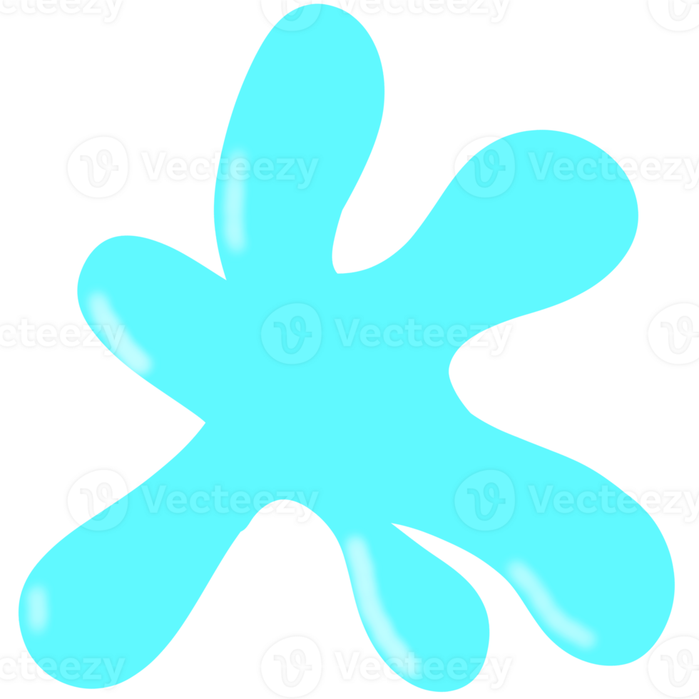 Blue water element png