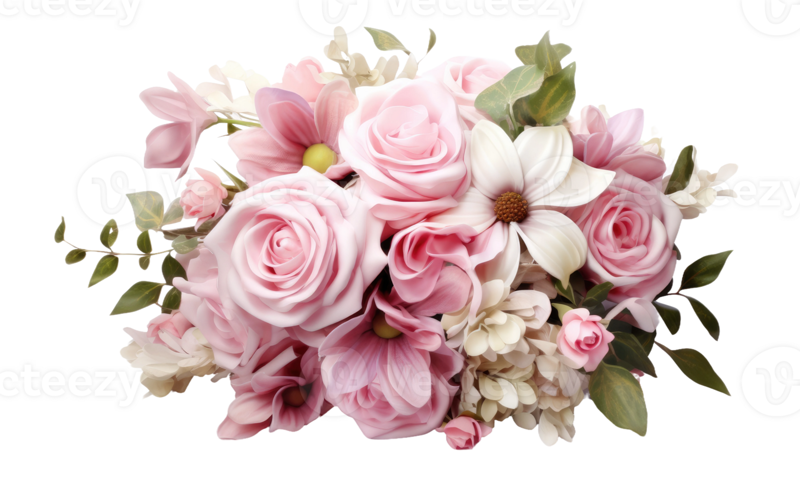 Bridal Bouquet On Transparent Background png