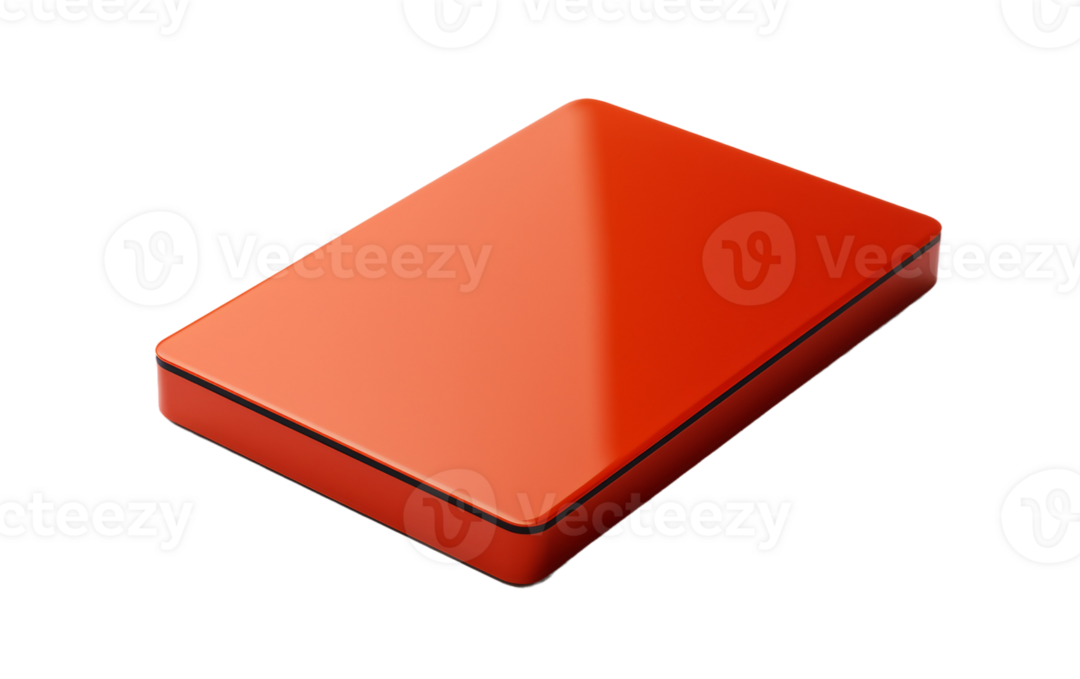 AI generated Sleek External Drive On Transparent Background png