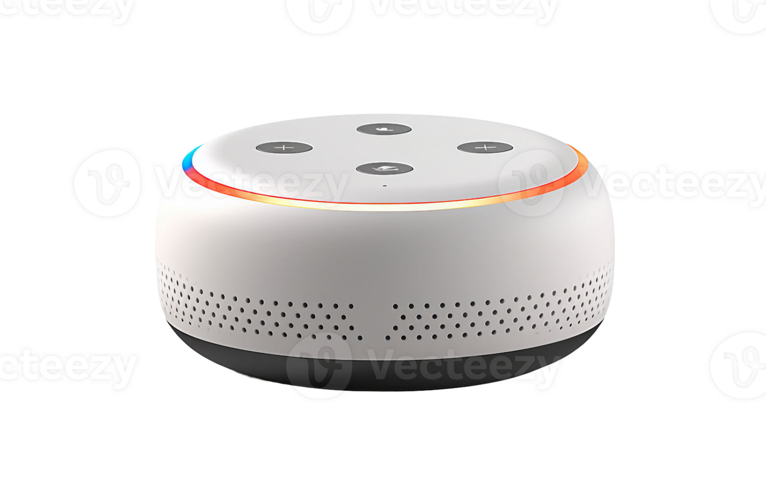 AI generated Sleek Smart Speaker On Transparent Background png