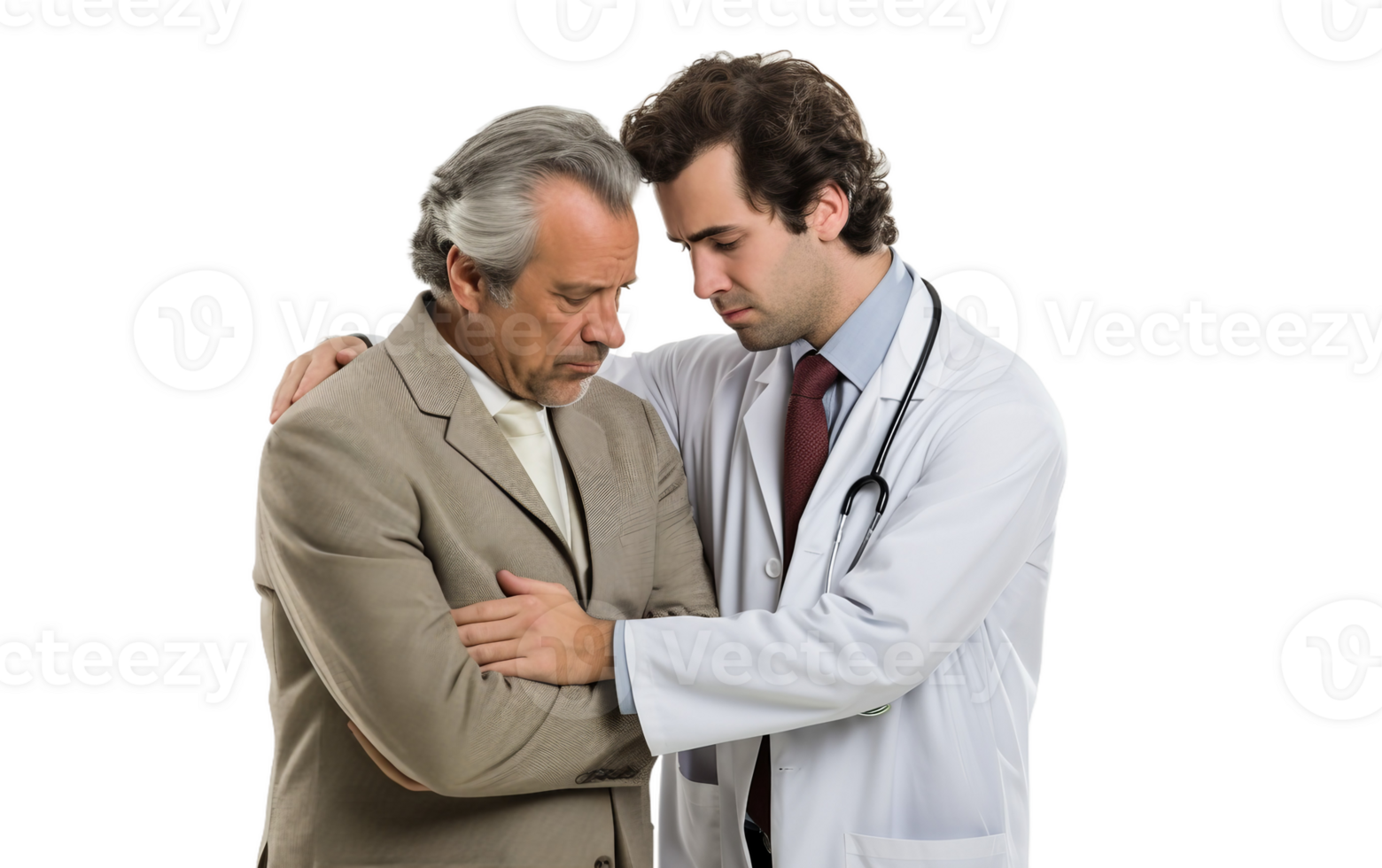 AI generated Comforting Presence in Medical Care On Transparent Background png