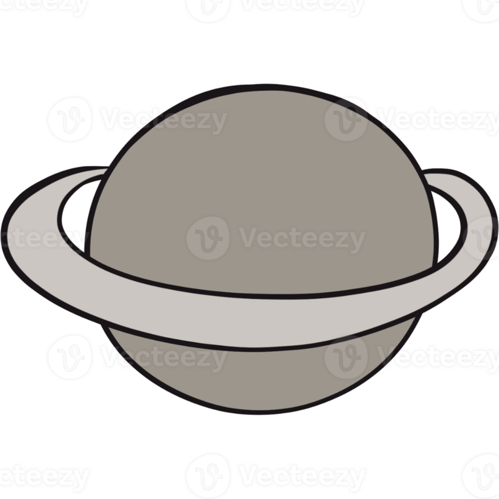 The illustration of an asteroid png