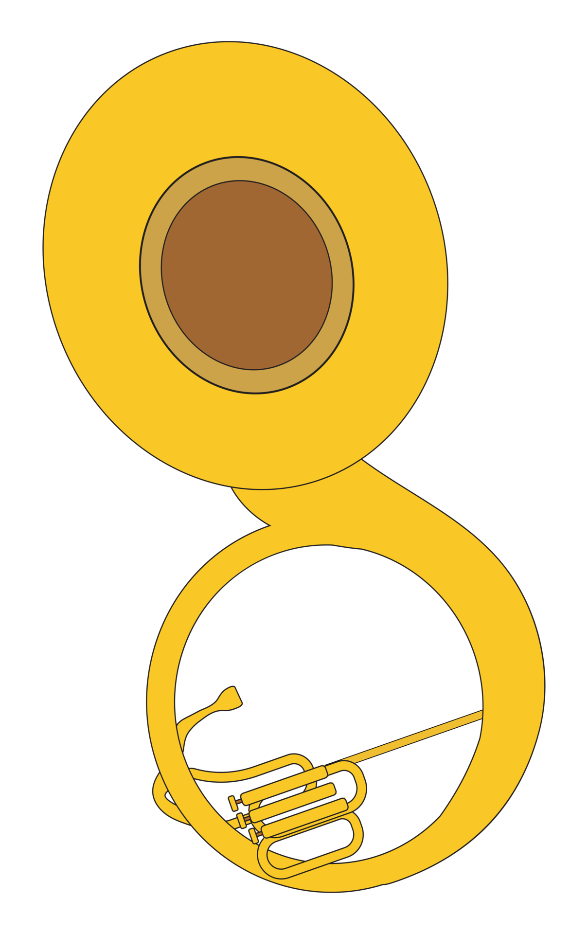 Sousaphone Sounds. A Powerful Brass Instrument 41452577 PNG