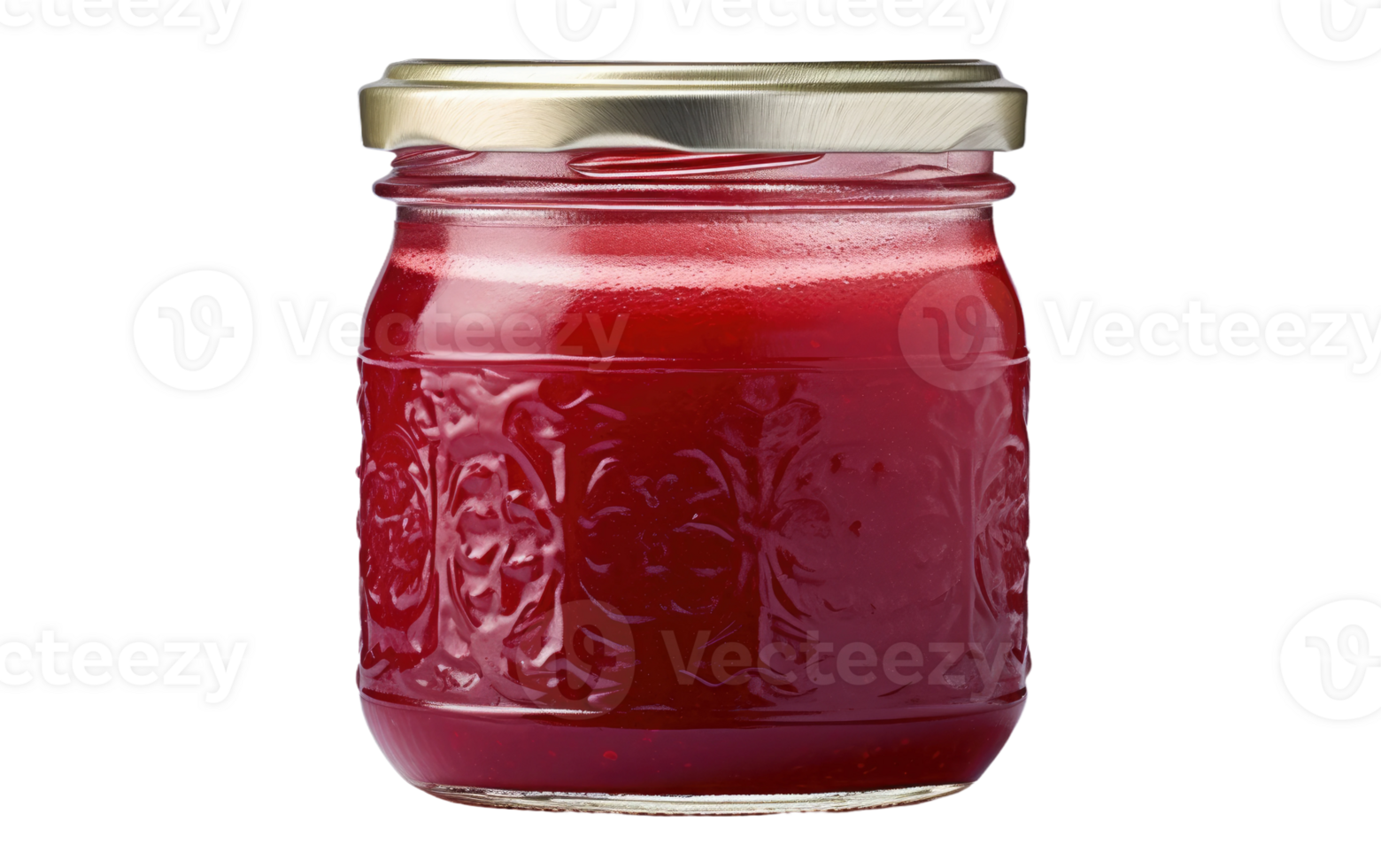Realistic Jam Jar On Transparent Background png