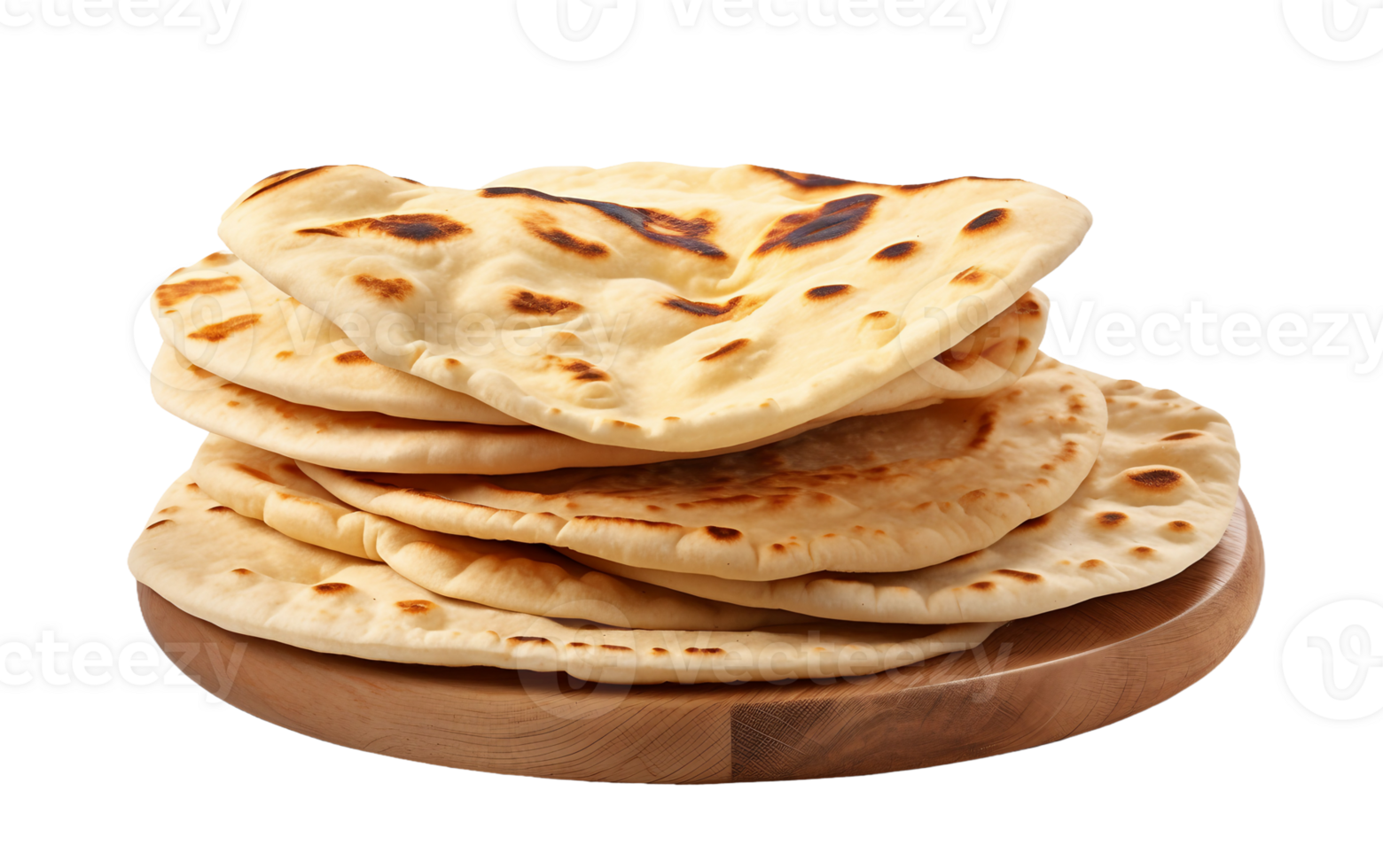 Fresh Pita Bread On Transparent Background png