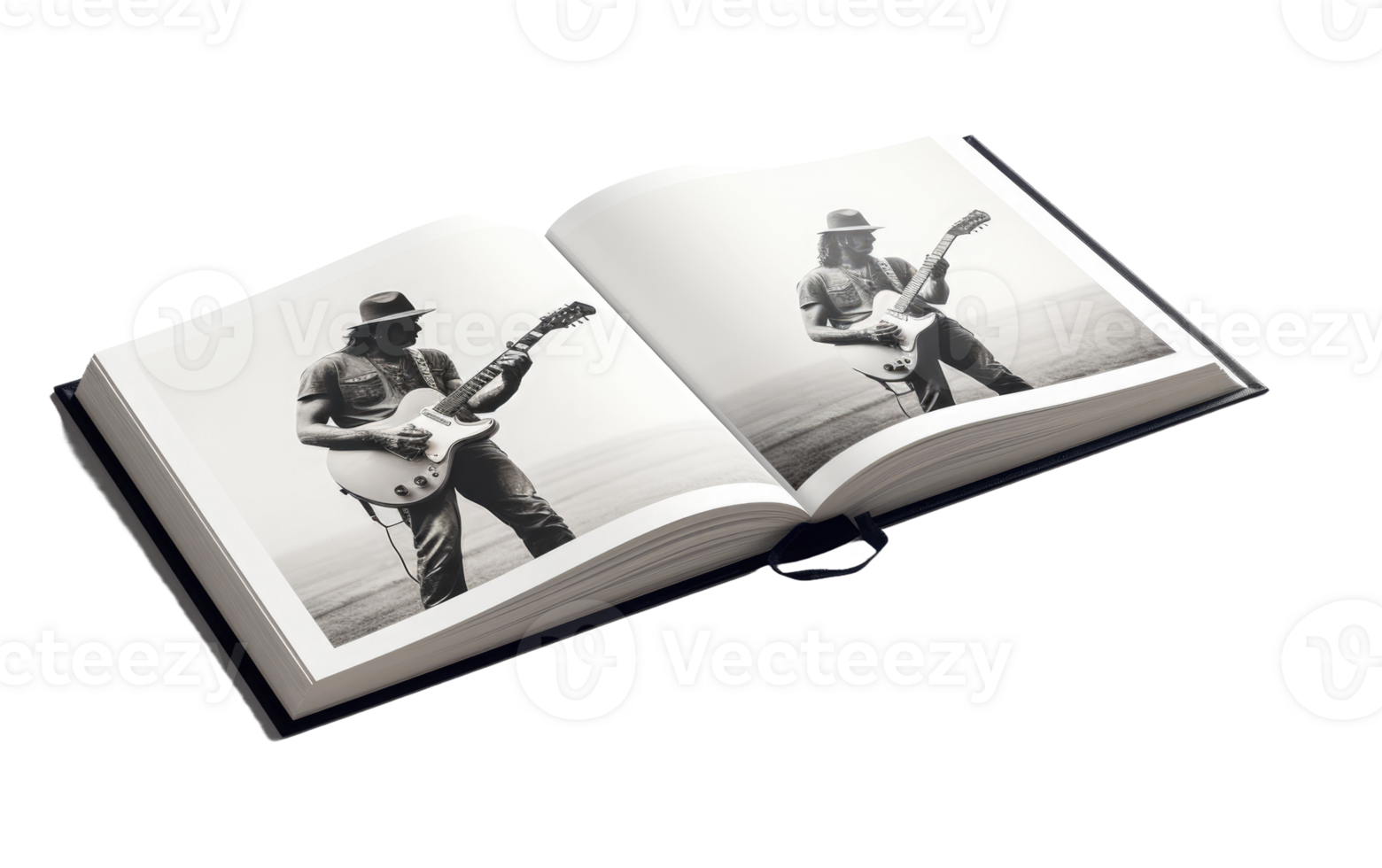 Hardcover Music Biography On Transparent Background png