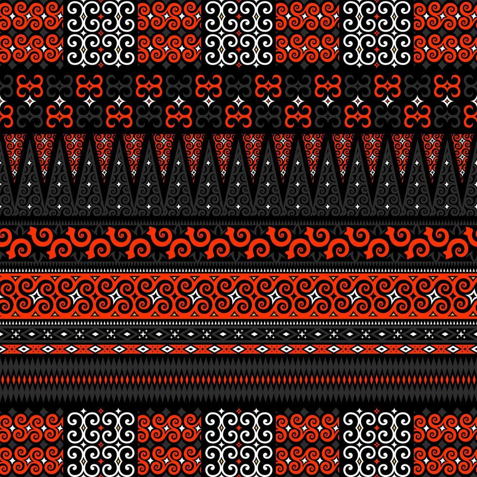 tradicional batik batak toba norte Sumatra sin costura modelo vector