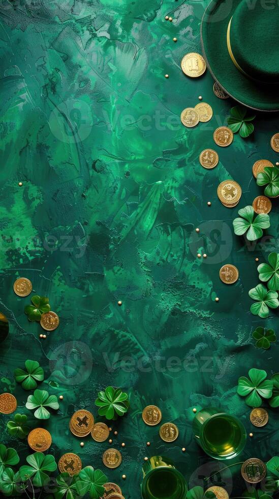 AI generated banner Saint Patricks day photo