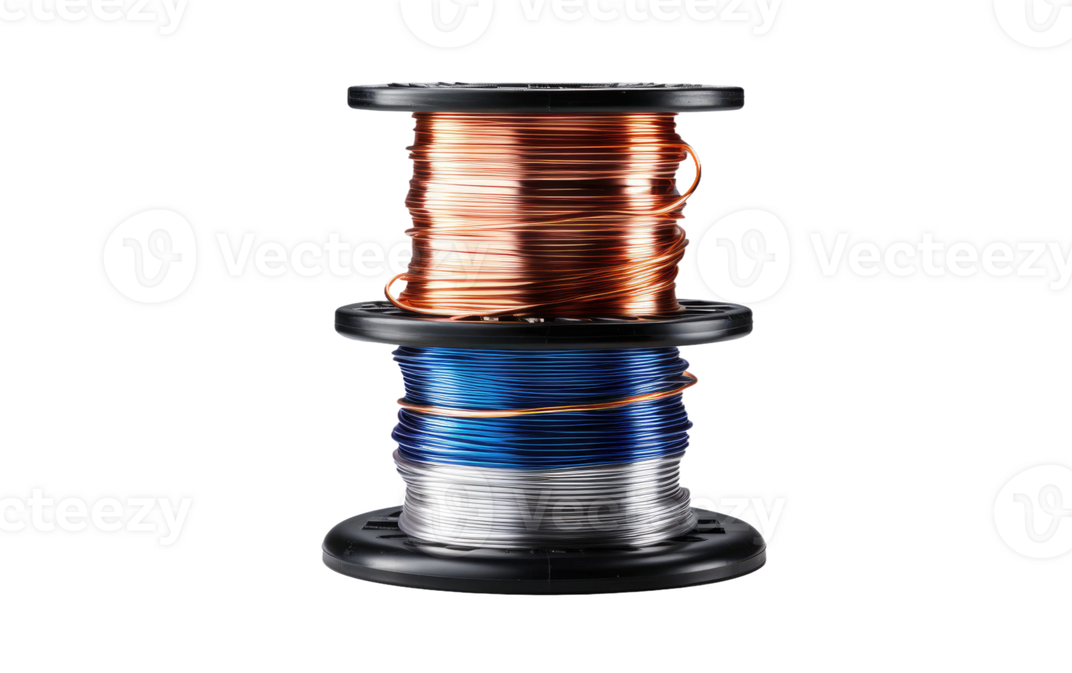 AI generated Spool of Wire on Transparent background png