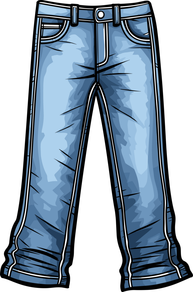 ai généré jeans clipart conception illustration png