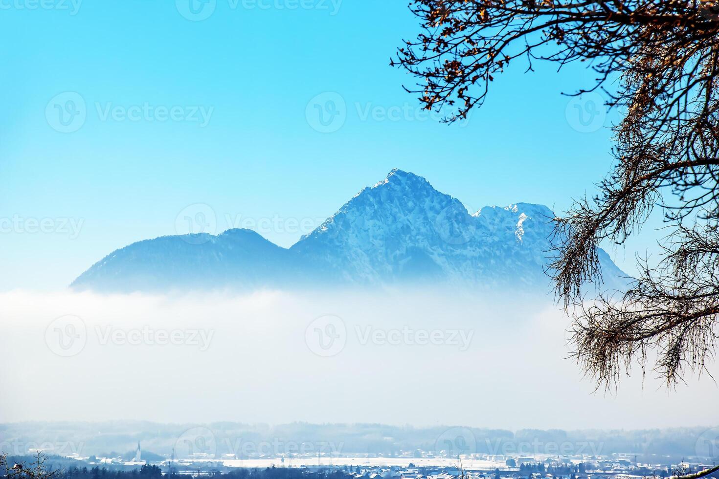 ver de el untersberg montaña en Salsburgo, Austria. Alpes. foto