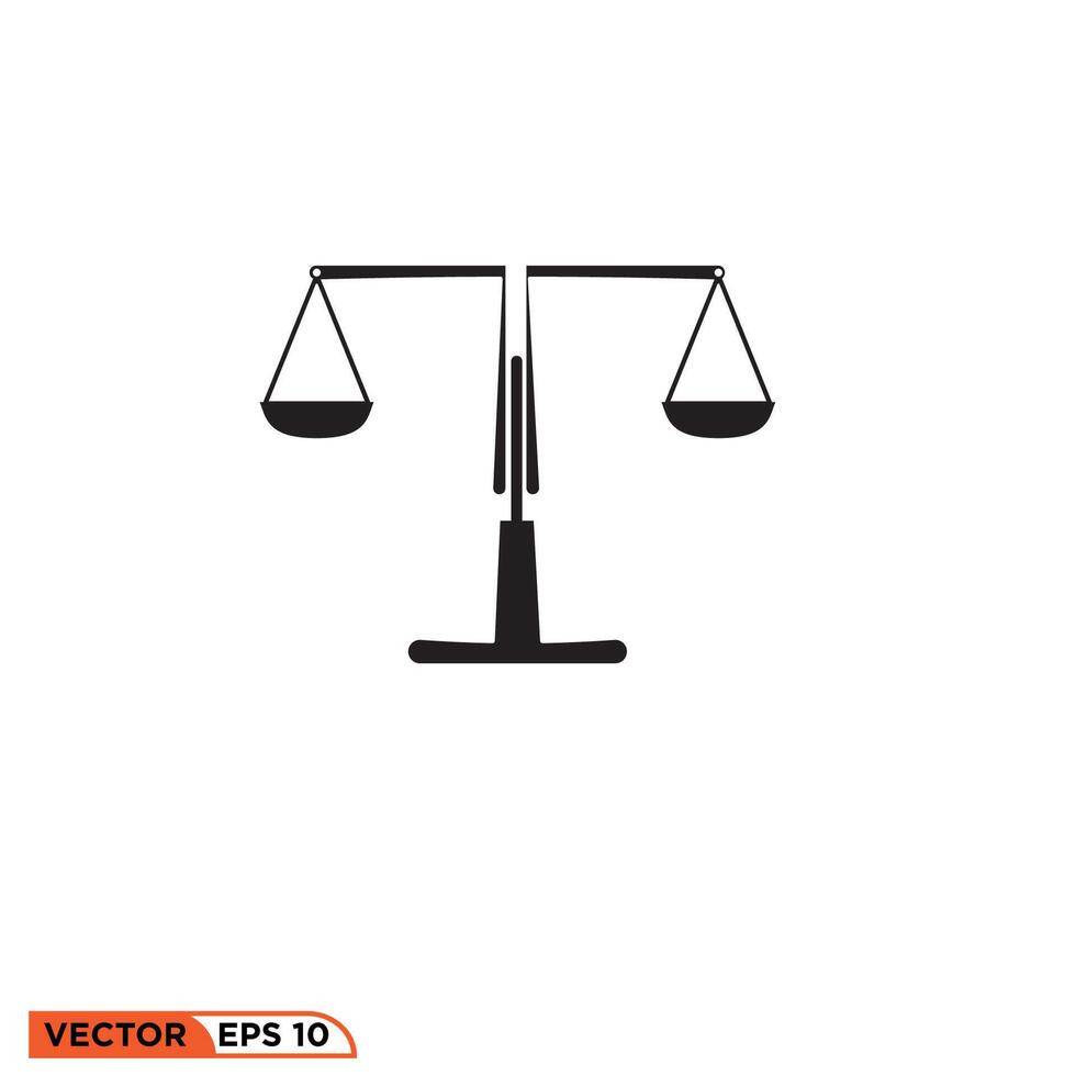 judicial icono diseño vector gráfico de plantilla, firmar y símbolo