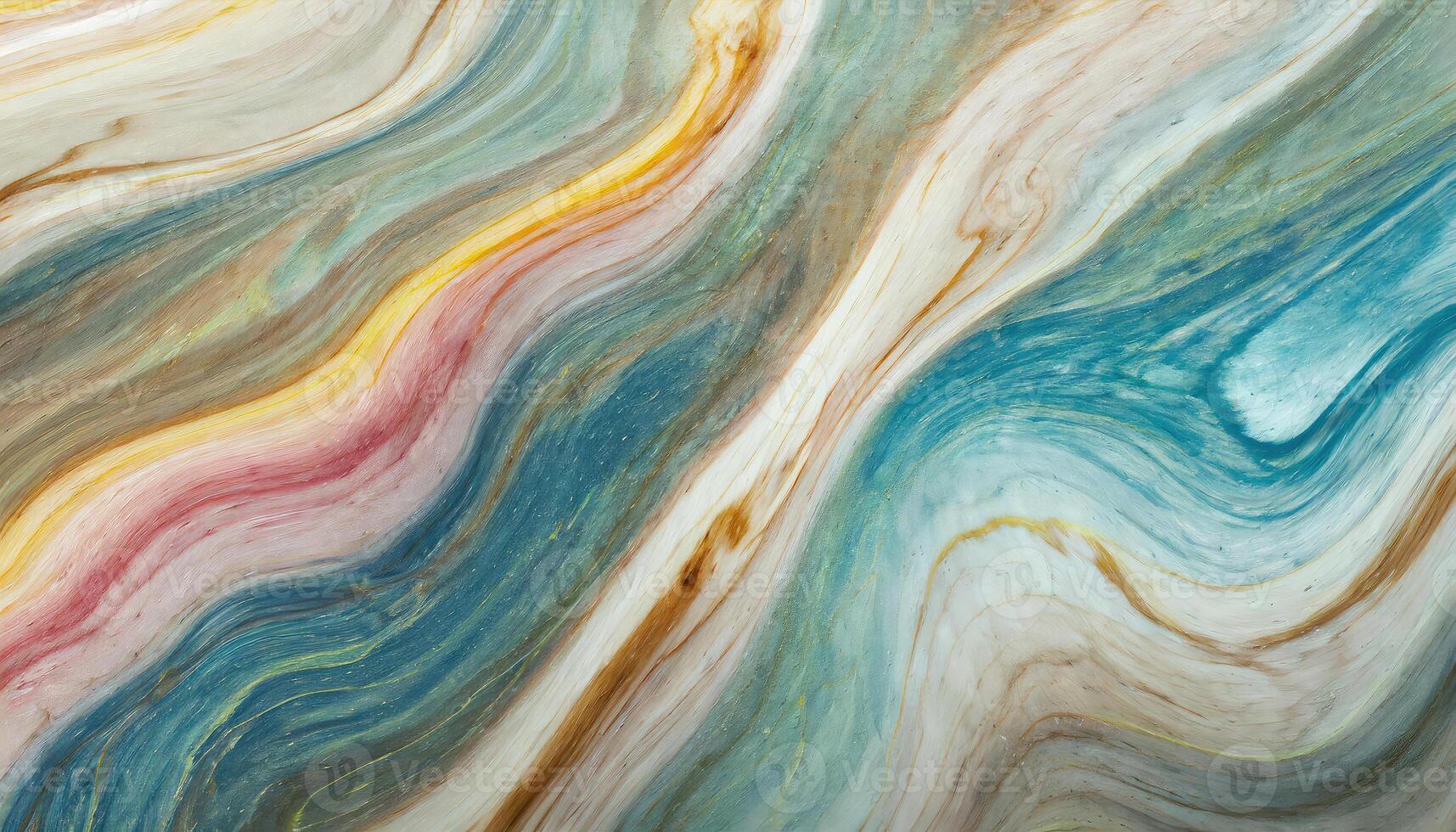 AI generated Marble ink colorful. wood marble pattern texture abstract background. can be used for background, Generated AI photo