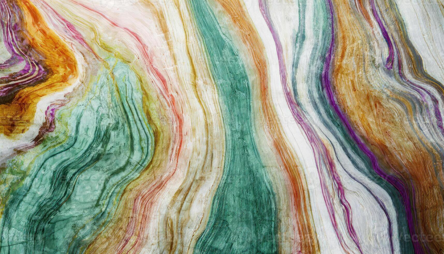 AI generated Marble ink colorful. wood marble pattern texture abstract background. can be used for background, Generated AI photo