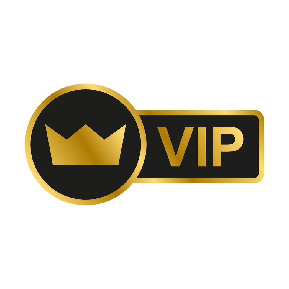 vector de icono vip para diseño gráfico, logotipo, sitio web, medios sociales, aplicación móvil, ui