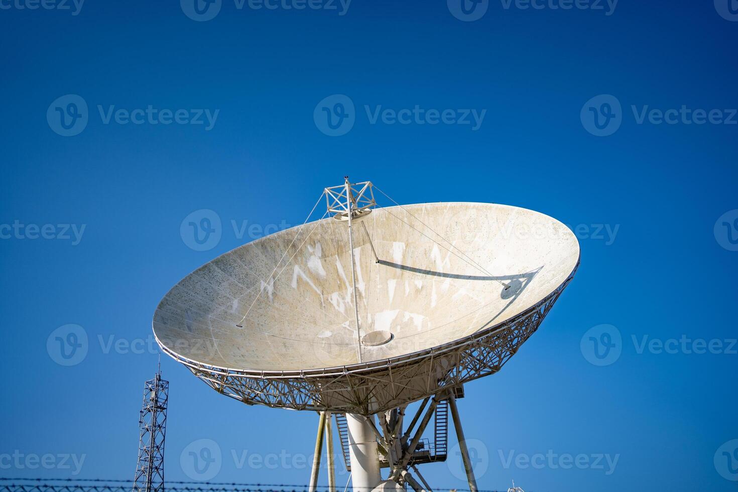Earth based astronomical radio telescope photo