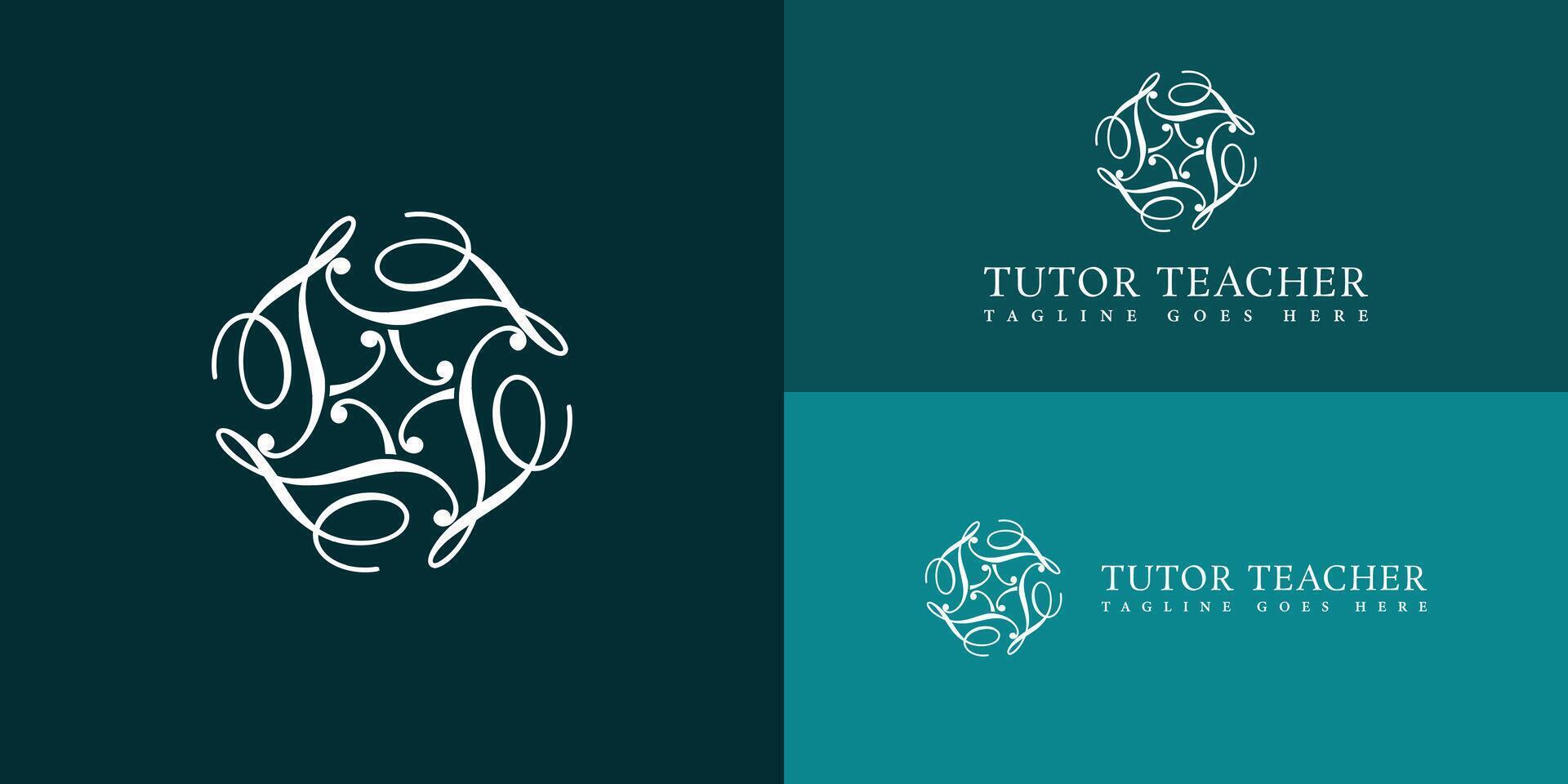 Abstract TT or T Initial Letter Logo Template in green tosca color isolated on multiple background colors. Abstract letter TT logo applied for accounting and financial logo design inspiration template vector