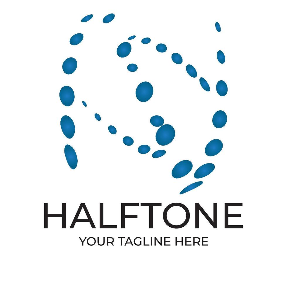 halftone circle dots. vector